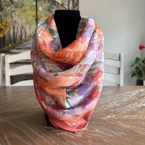 Authentic Christian Dior Scarf - Picture 1 of 9